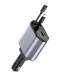 120W 5IN1 Retractable Car Charger USB Type C Cable For Phone Fast Charge Adapter Car Electronics