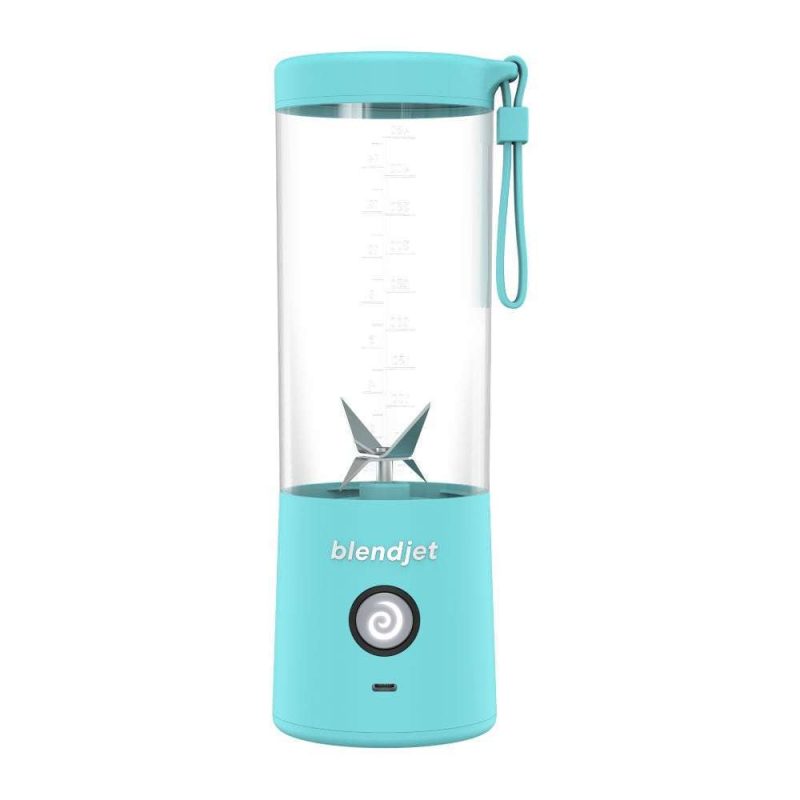 Blendjet Blendjet V2 Portable Blender WorldS Most Powerful Compact 16Oz Bpa Free Blender Sky Blue Portable Blenders