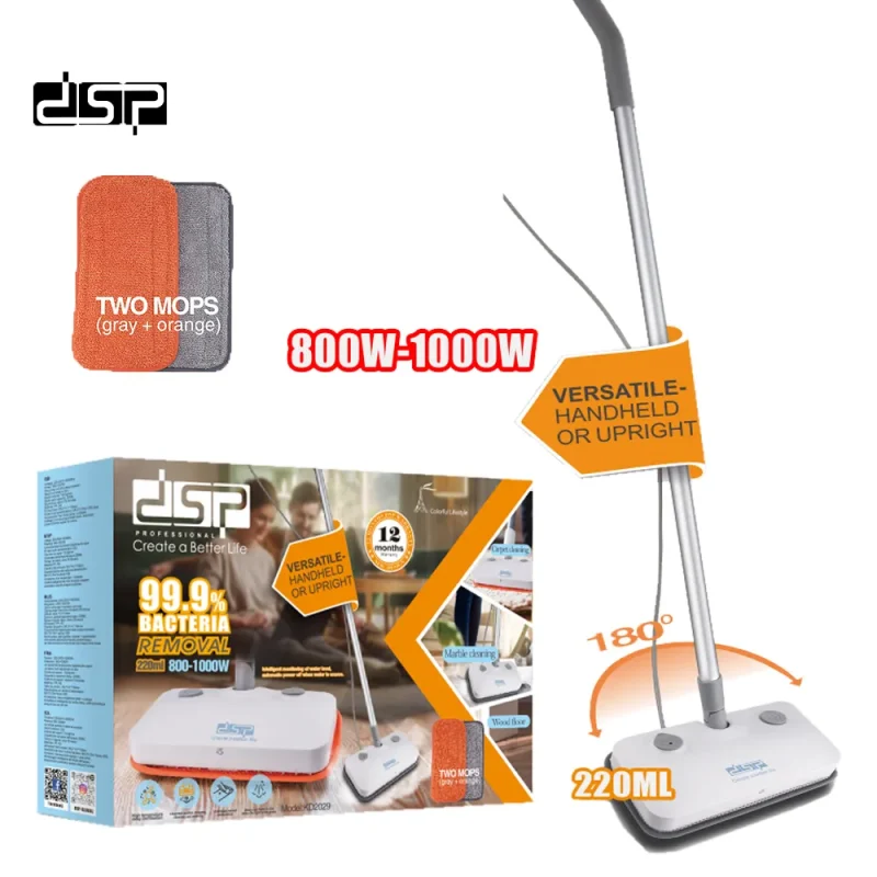 DSP DSP KD2029 Steam Mop Professional Floor Steamer Cleaner Vacuum Cleaners