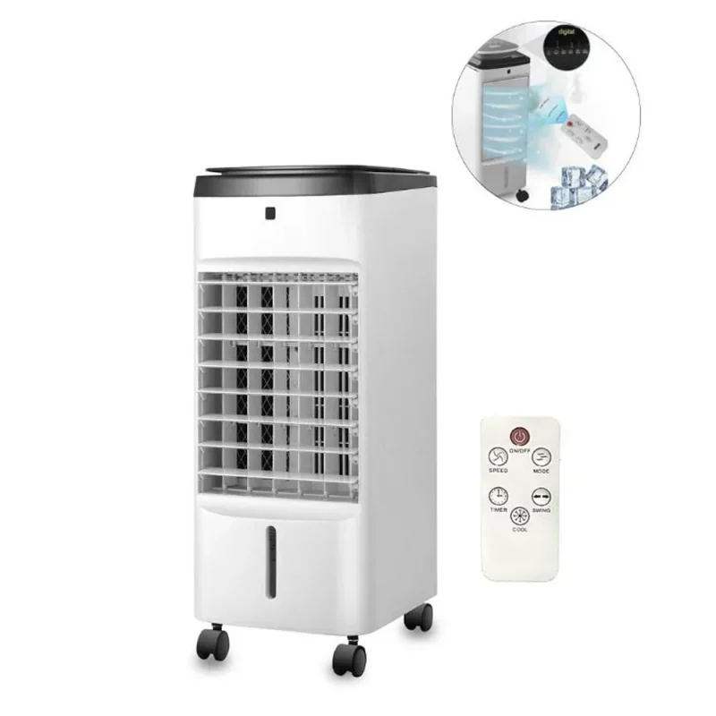 DSP DSP KD3072 Portable Air Cooler 5L Water Tank with Remote Control & 3 in 1 Function Portable Fans