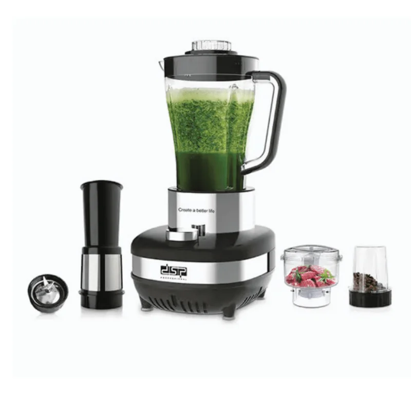 DSP DSP KJ3063 4 in 1 Multi Function Food Processor 350W Unbreakable PC Plastic Jar Blender & Grinder Food Processors