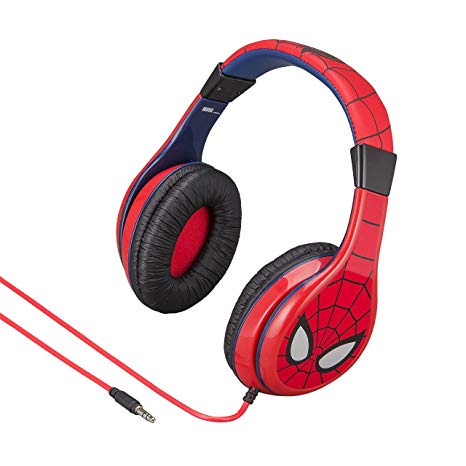 KIDDesigns Ihome Kiddesigns Over Ear Headphone Spider Man Wireless Earphones and headphone