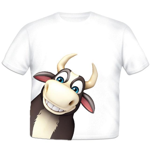 Just Add A Kid Just Add A Kid Animal T Shirt Bull 2 Years T-shirts Rompers & Bibs