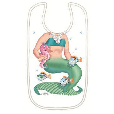 Just Add A Kid Just Add A Kid Bib Mermaid Rocks One Size 0 To 12 Months T-shirts Rompers & Bibs