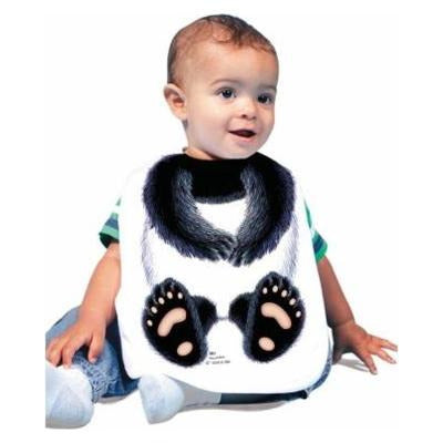 Just Add A Kid Just Add A Kid Bib Panda Body One Size 0 To 12 Months T-shirts Rompers & Bibs