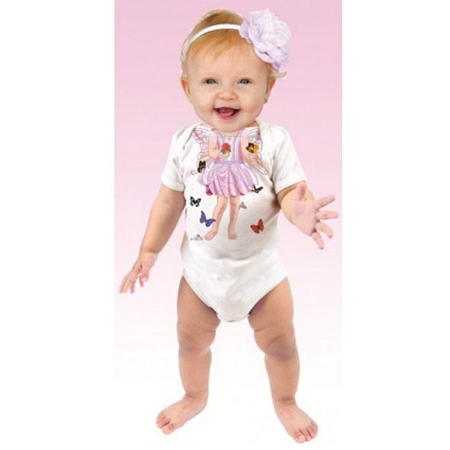 Just Add A Kid Just Add A Kid Romper One Piece Butterfly Fairy Up To 12 Months T-shirts Rompers & Bibs