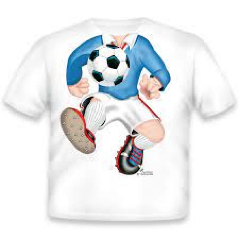 Just Add A Kid Just Add A Kid T Shirt Soccer Blue Youth Xs 4 5 Years T-shirts Rompers & Bibs
