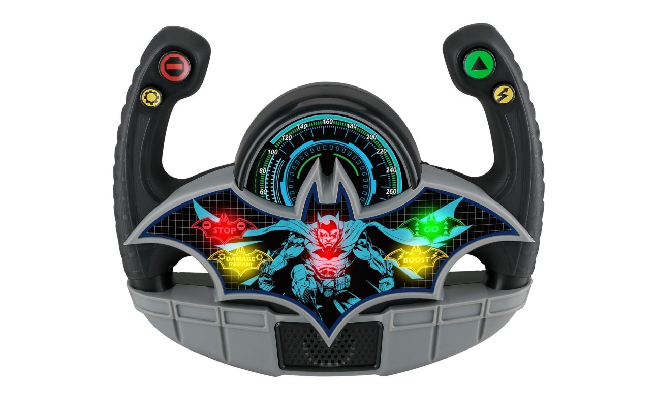 KIDDesigns Kiddesigns Batman Toy Steering Wheel For Kids Multi Color Speakers