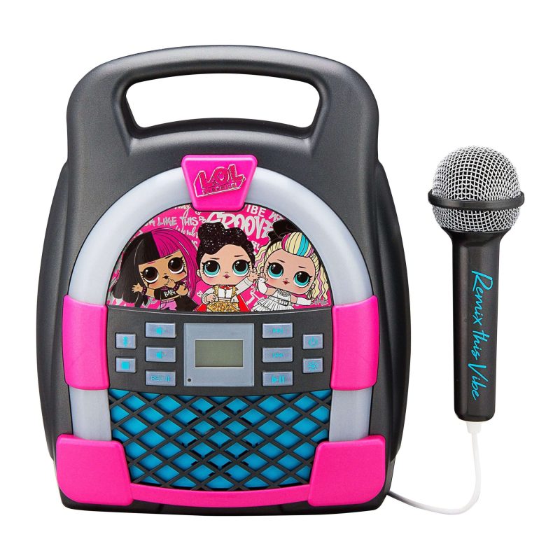 KIDDesigns Kiddesigns Bluetooth Mp3 Karaoke With Microphone Lol Wireless Earphones and headphone