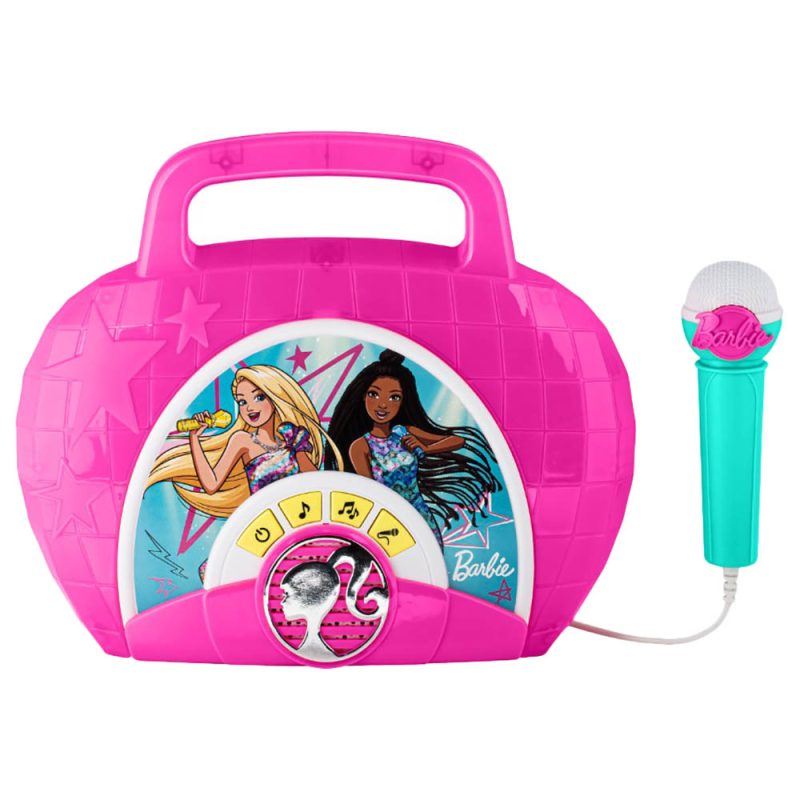 KIDDesigns Kiddesigns Sing Along Boombox Mattel Barbie Wireless Earphones and headphone