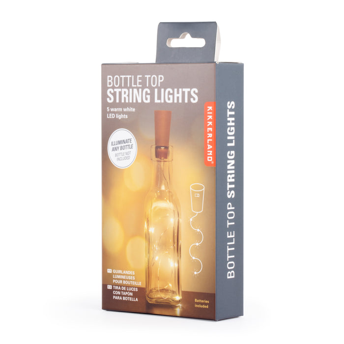 Kikkerland Kikkerland Bottle String Lights Bottles & Drinkware