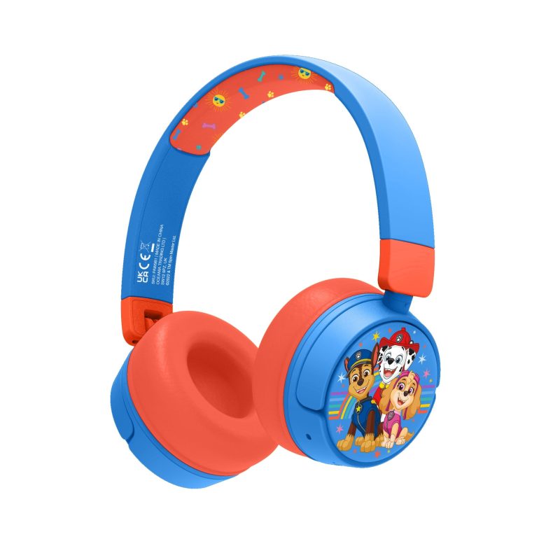 OTL Otl On Ear Wireless Headphone Paw Patrol Pawsome Red Blue Wireless Earphones and headphone