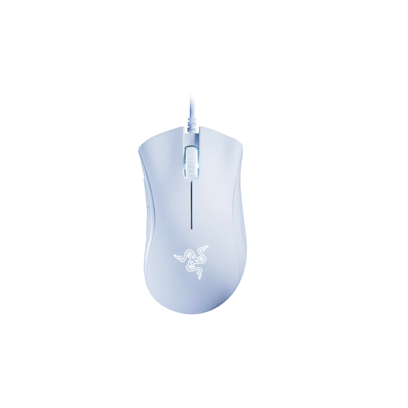 Razer Razer Wired Gaming Mouse Optical Sensor 6400 Dpi 5 Programmable Buttons Ergonomic Form Factor White Gaming Mouse & Keyboards