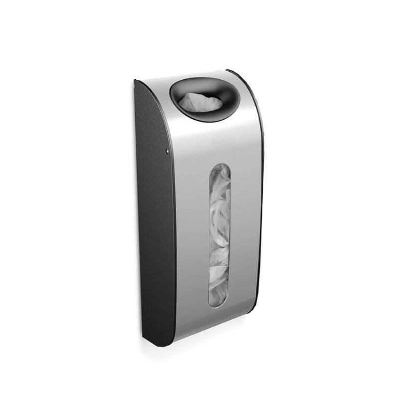 simplehuman simplehuman Carrier Bag Holder Wall Mount Brushed Steel | Kitchen Organiser Kitchen Storage