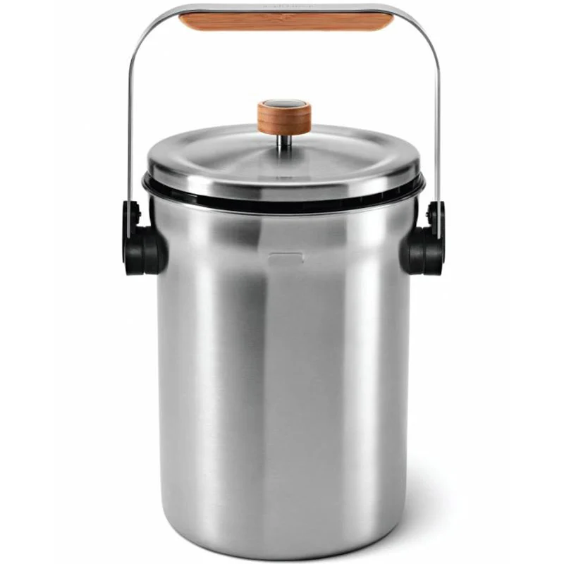 simplehuman SimpleHuman Compost Pail Brushed Steel 4.5L Compost Caddies