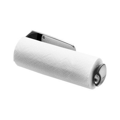 simplehuman SimpleHuman Kitchen Roll Holder Long Wall Mount Brushed Steel 28cm Paper Towel Holders