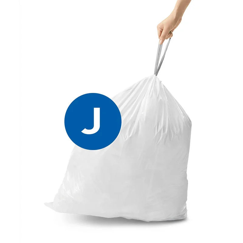 simplehuman SimpleHuman Liner Code J 38-40L Pack Of 50 Custom Fit Trash Liners