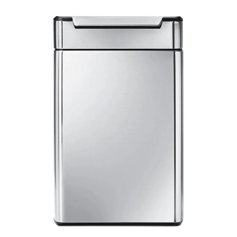 simplehuman SimpleHuman Rectangular Touch Bar Recycler Brushed Steel 24 and 24L Recycling Bins