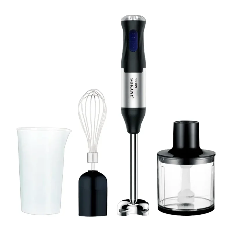 Kemei Sokany SK 1711 4 4 in 1 Hand Blender 1000W Professional Immersion Blender Blenders