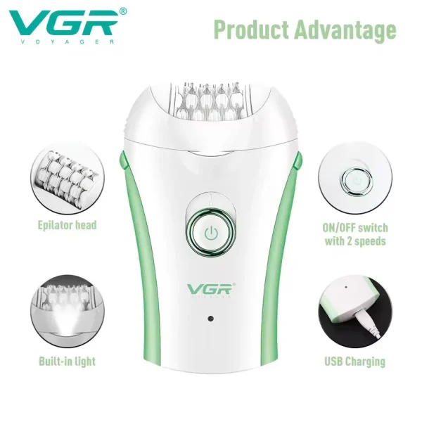 VGR VGR V 705 Grooming Kit Washable Lady Shaver Body Trimmer Trimmers & Shavers