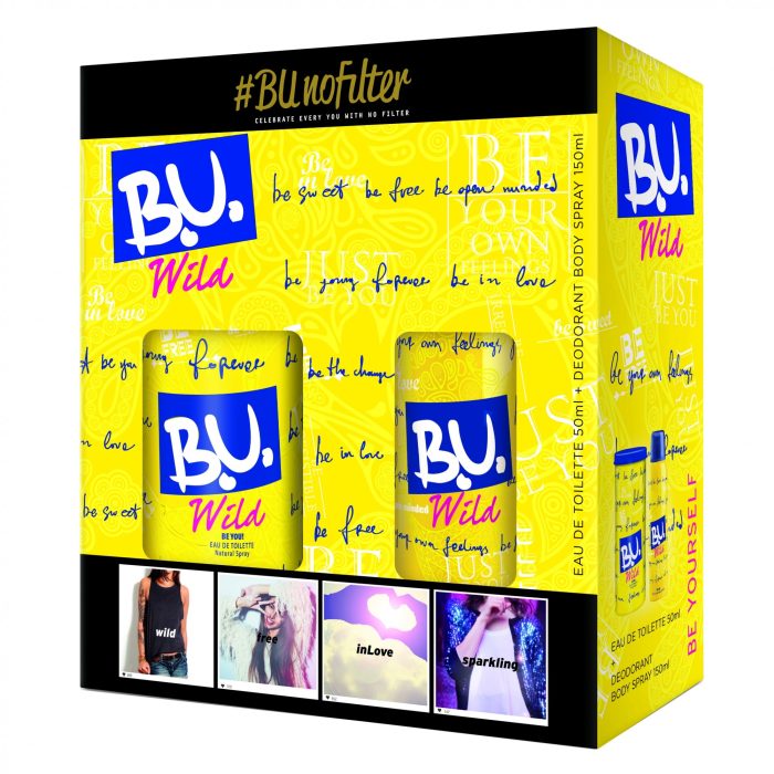 Bu B.U. Wild Eau de Toilette Set -50ml EDT  150ml Deodorant Women