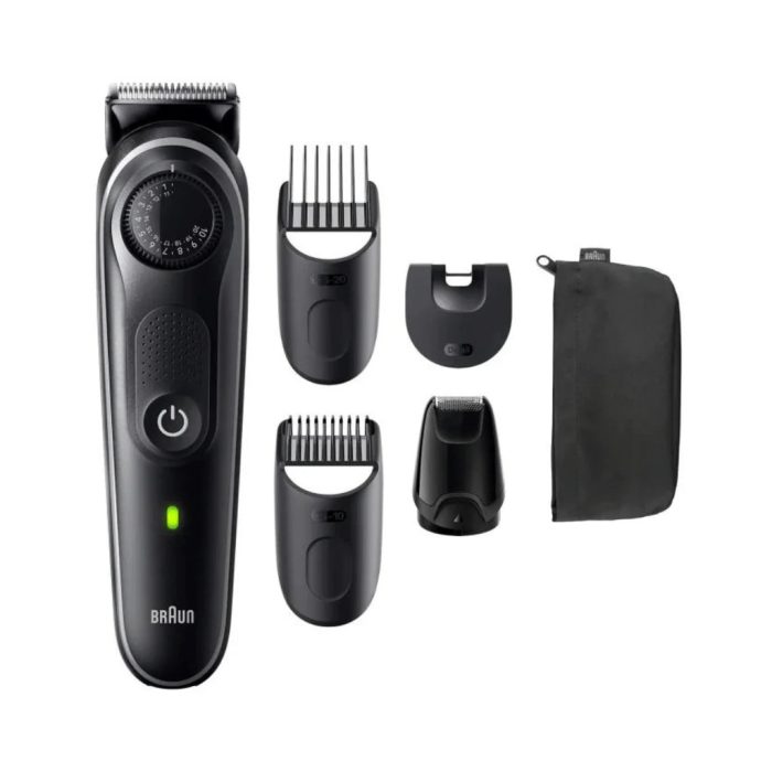 Braun Beard Trimmer Black And Grey – Precision Styling with 40 Length Settings Trimmers & Shavers