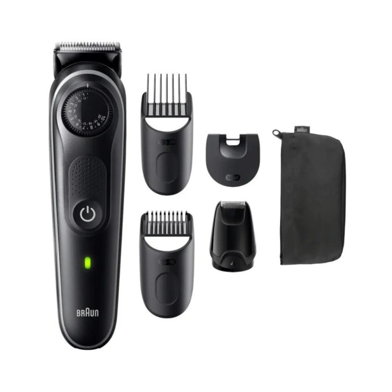 Braun Beard Trimmer Black And Grey – Precision Styling with 40 Length Settings Trimmers & Shavers