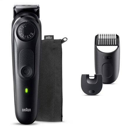 Braun Beard Trimmer Black – Precision Grooming with 40 Length Settings Trimmers & Shavers