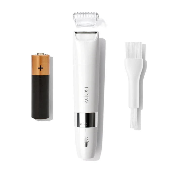 Braun Bodygroomer  White – All-in-One Compact Body Trimmer Hair Removers