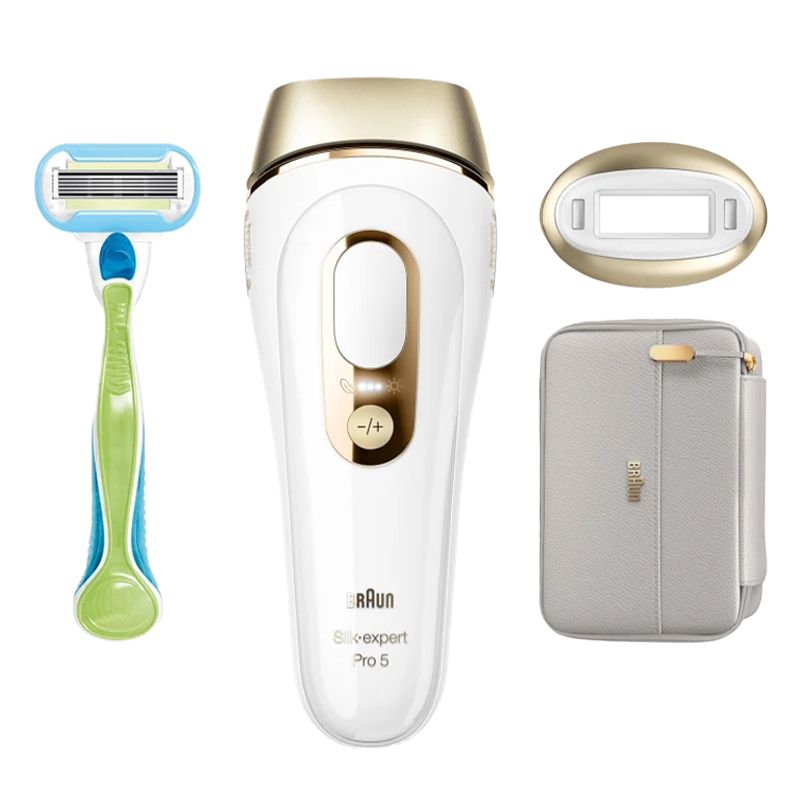 Braun IPL White And Gold – Gentle And Precise IPL Hair Removal System Hair Removers