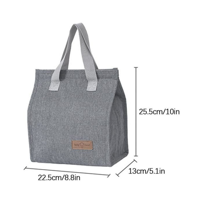 Cute Cute Insulated Lunch Bag for Women Men Large Lunch Box Container Reusable Leakproof Tote for Office  Work  Beach or Travel -Black Home Organization