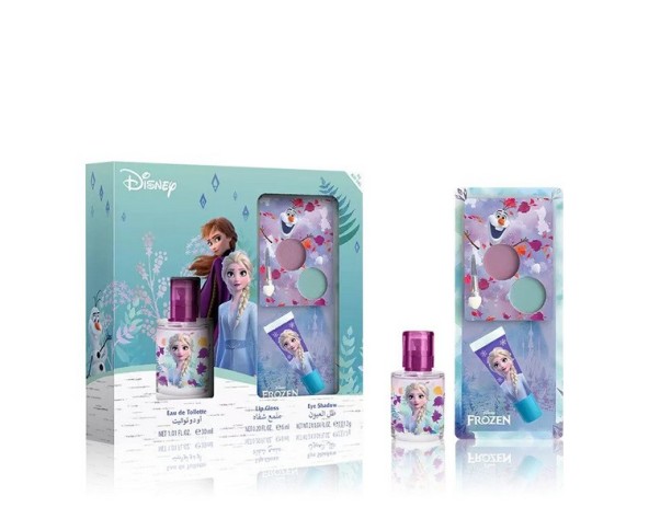 DISNEY Disney Frozen Gift Set -Eau de Toilette 30ml  Lip Gloss  Eyeshadow Kids Perfume