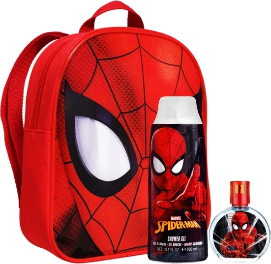 DISNEY Disney Spiderman Backpack Gift Set -Eau de Toilette 50ml  Shower Gel 300ml Kids Perfume