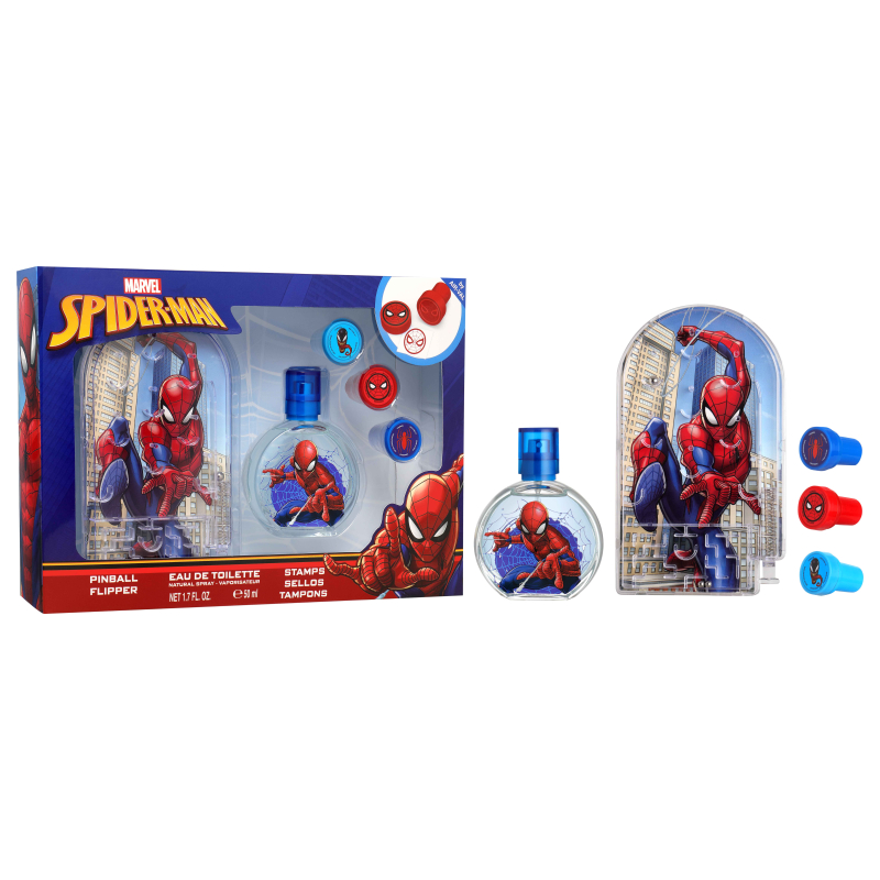 DISNEY Disney Spiderman Gift Set -Eau de Toilette 50ml  Pinball Game  Stamps Kids Perfume