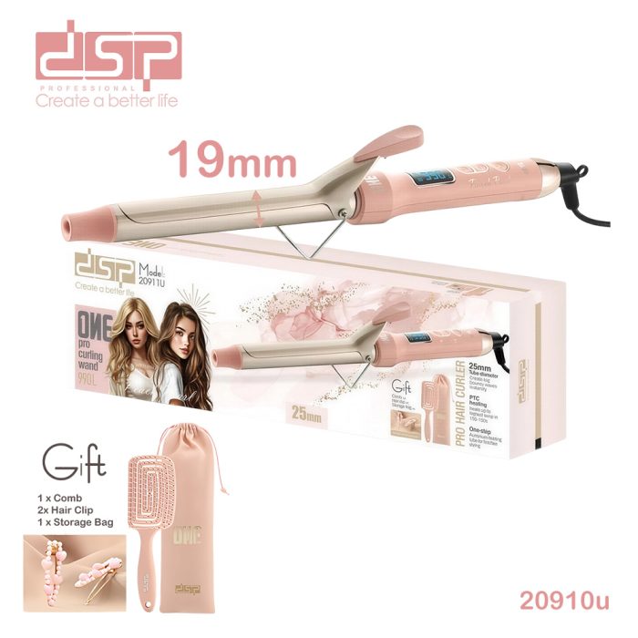 DSP 20910u  Hair Curler 19mm Hair Straighteners