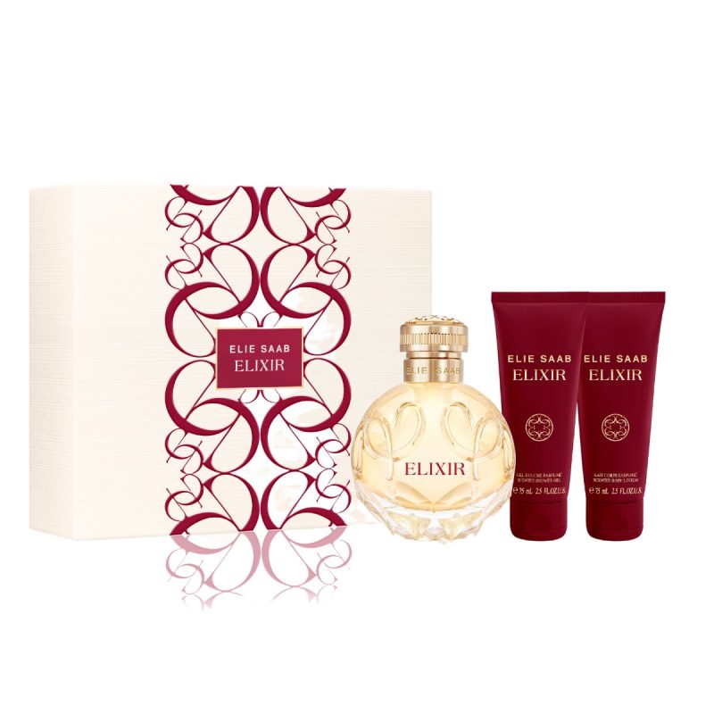 Elie Saab Elie Saab Elixir Coff  Eau De Parfum 100Body Lotion 75ml Women