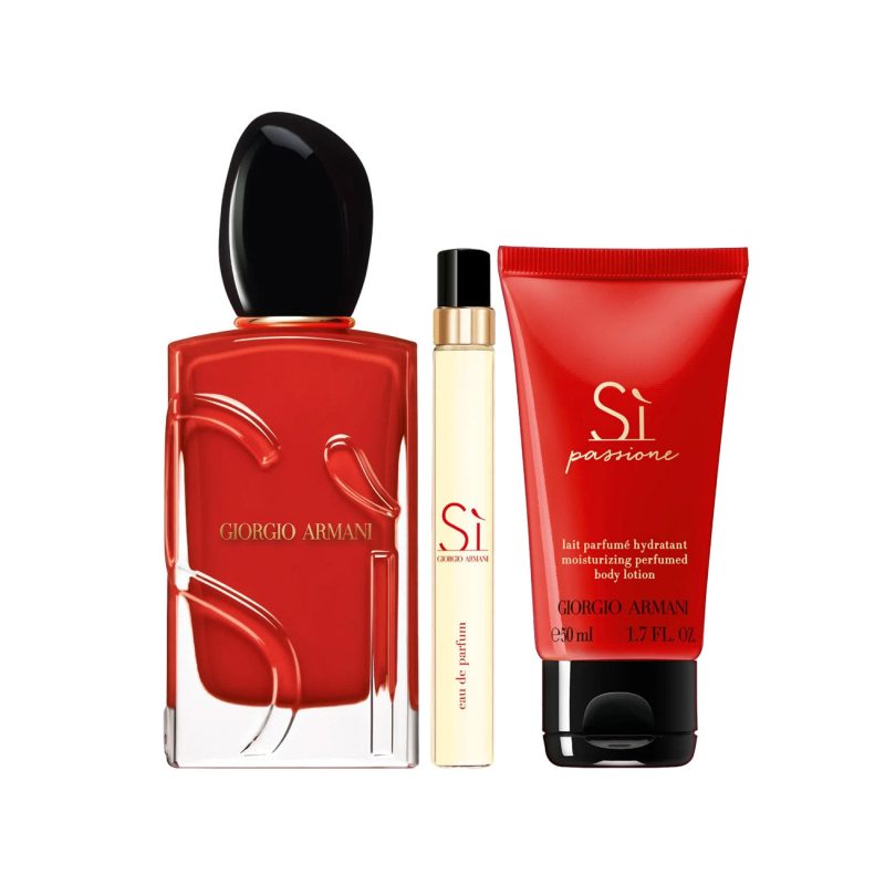 Giorgio Armani Giorgio Armani Si Passione Gift Set -Eau de Parfum 100ml  10ml  Body Lotion 50ml Women