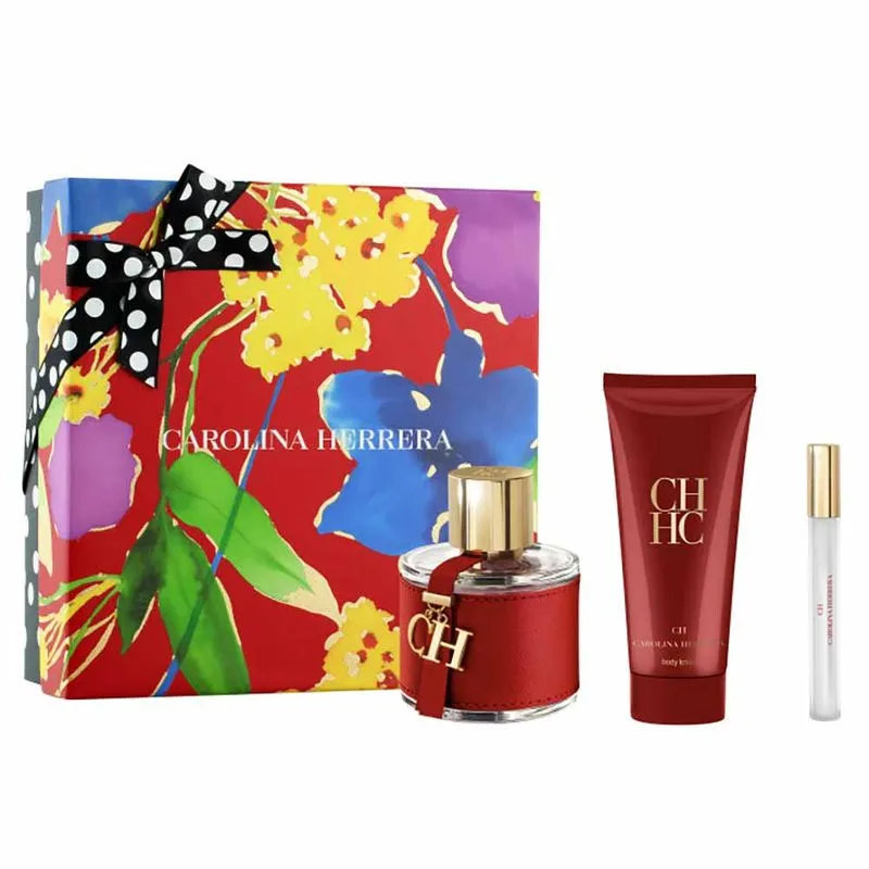 Carolina Herrera Herrera Women Gift Set -EDT100  10 ml  Body Lotion 100 ml Women
