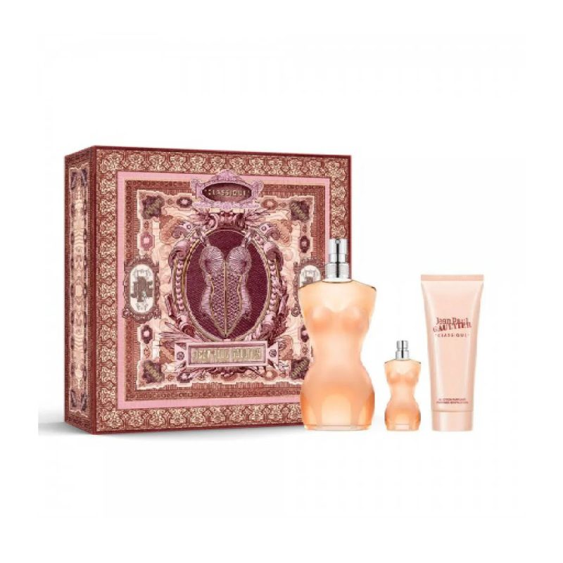 Jean Paul Gaultier Jean Paul Gaultier Classique Gift Set EDT 100ml  6ml  Body Lotion 75ml Women