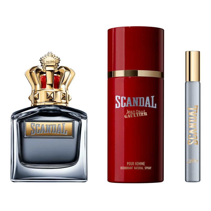 Jean Paul Gaultier Scandal Gift Set EDT 100ml  10ml  Deodorant Spray 150ml Men