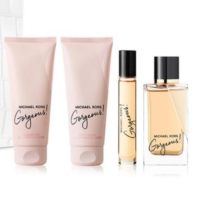 Michael Kors Michael Kors Gorgeous! Gift Set -EDP 100ml  Mini 10ml  Body Lotion SG 100ml Women