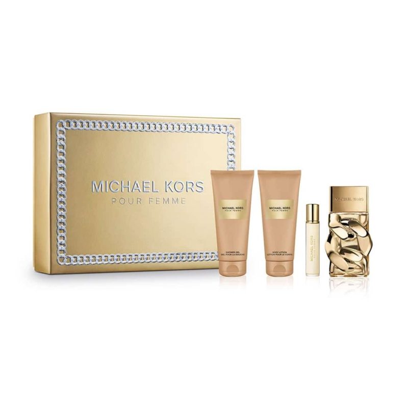 Michael Kors Michael Kors Pour Femme Gift Set -EDP 100ml  Mini 10ml  SG BL 100ml Women