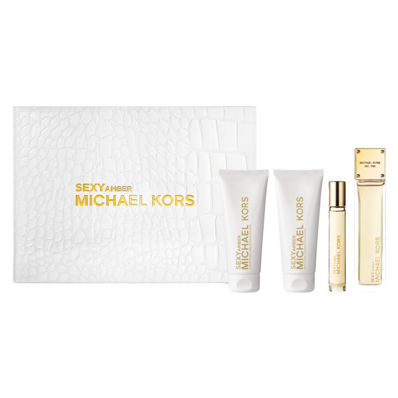 Michael Kors Michael Kors Sexy Amber Gift Set -EDP 100ml  Mini 10ml  Body Lotion SG 100ml Women