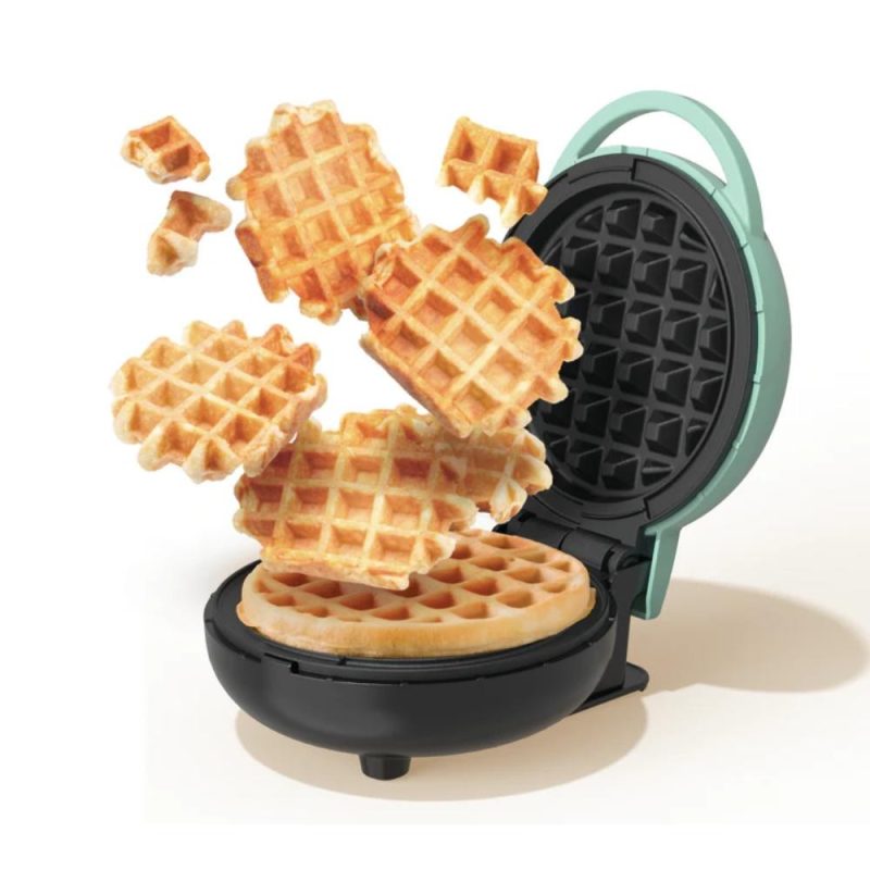 Nutricook Nutricook Mini Waffle Maker 350-400W Aqua Marine NC-WM100BG | Compact Waffle Iron Grills
