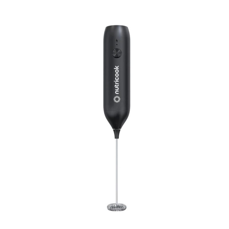 Nutricook Nutricook Rechargeable Milk Frother Black NC-MF100ME | Cordless Coffee Frother Coffee Machines