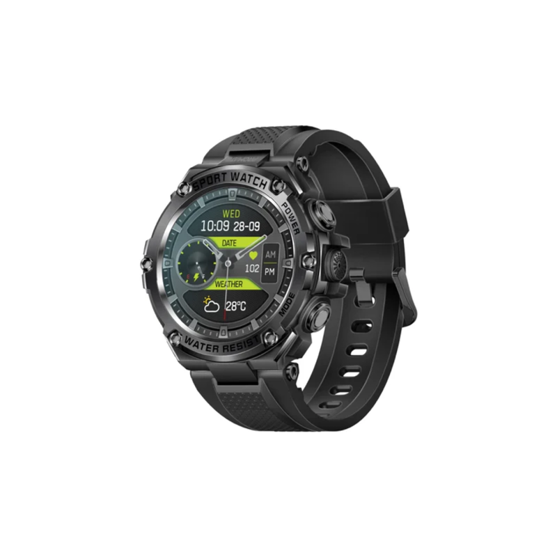 Promate Promate  1.53Inches Round Screen Fit Tracker Smart Wtc  Bt Calling Smart Watches