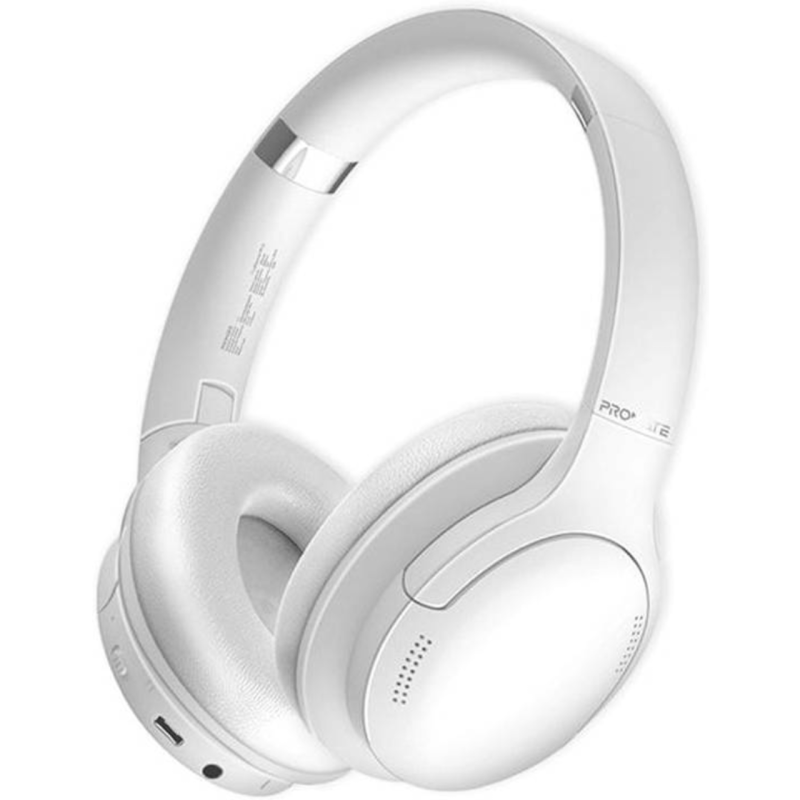 Promate Promate  Deep Bass Over-Ear Wireless Headphones - White Wireless Earphones and headphone