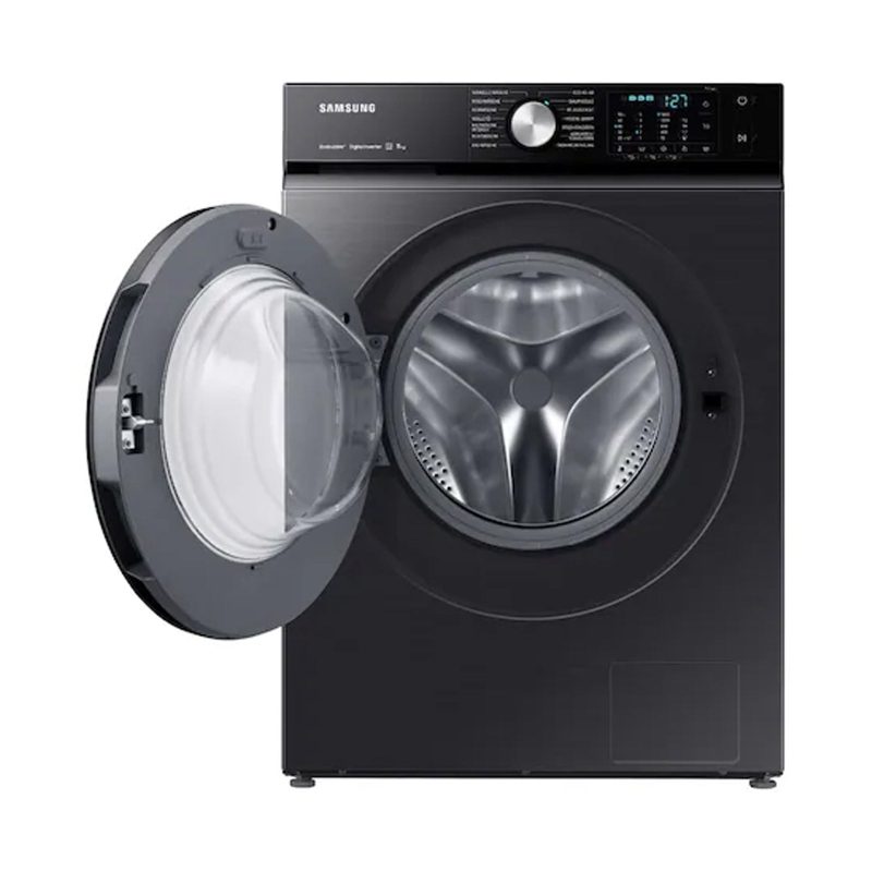 Samsung Samsung Washer 11kg Front Load 1400RPM Black | EcoBubble Hygiene Steam Washers