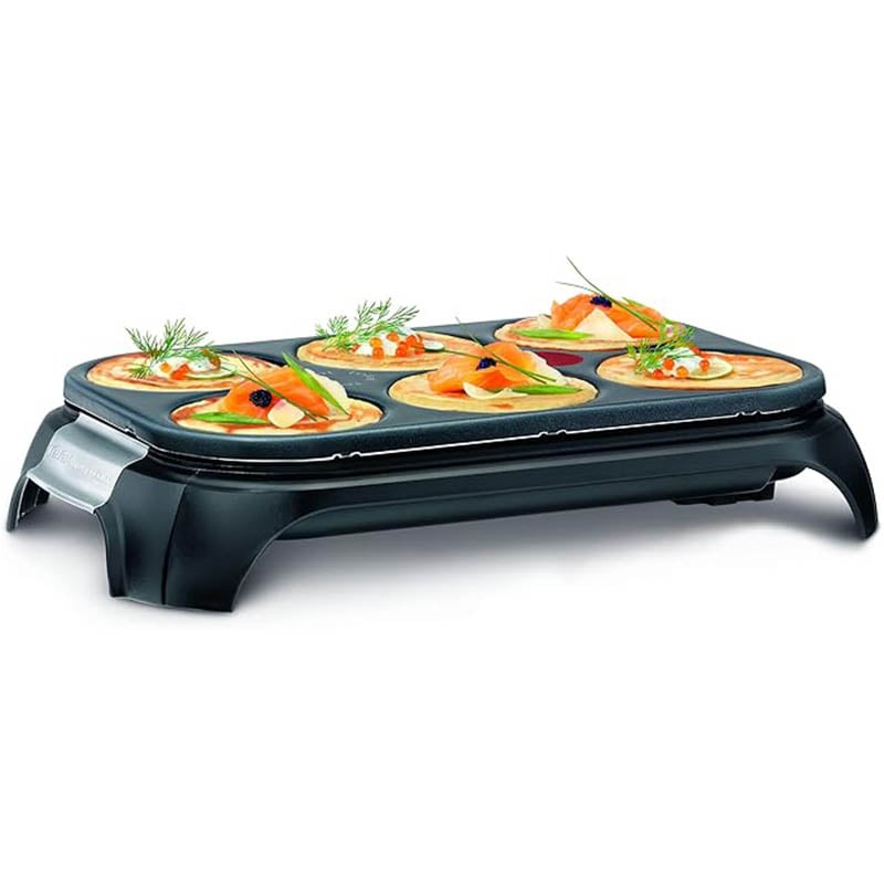 Tefal Tefal Crêp'Party 6 Neo Multi-Plate Griddle | Six-Plate Crepe Party Maker Grills