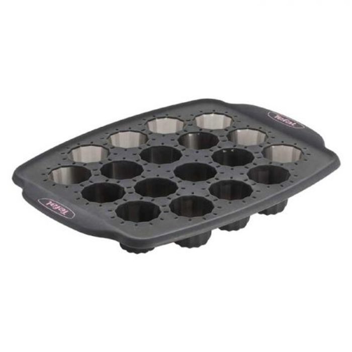 Tefal Tefal Crispybake Silicone Mini Cannelé Mould – 18 Cups | 29x21cm Bakeware